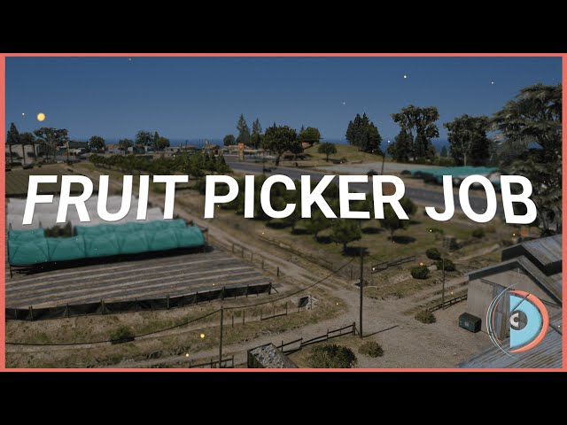 FiveM Fruit Picker Job Script | Real Processing - [ESX] & [QBCORE] & [QBOX]