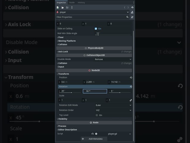 Godot 4: Expressions in Inspector (quick tip) #godot #godotengine #godot4 #quicktips