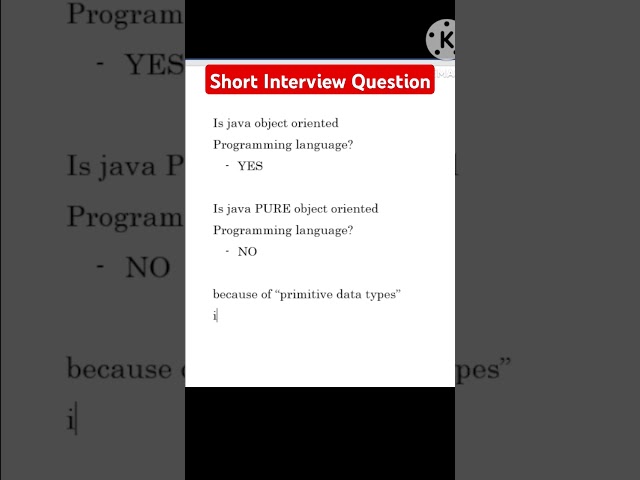 Is Java PURE object oriented programming language?