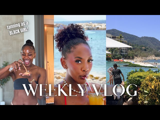 TRAVEL VLOG | SPENDING A FULL WEEK IN PUERTO VALLARTA, TANNING FOR FIRST TIME, SPA DAY + MORE
