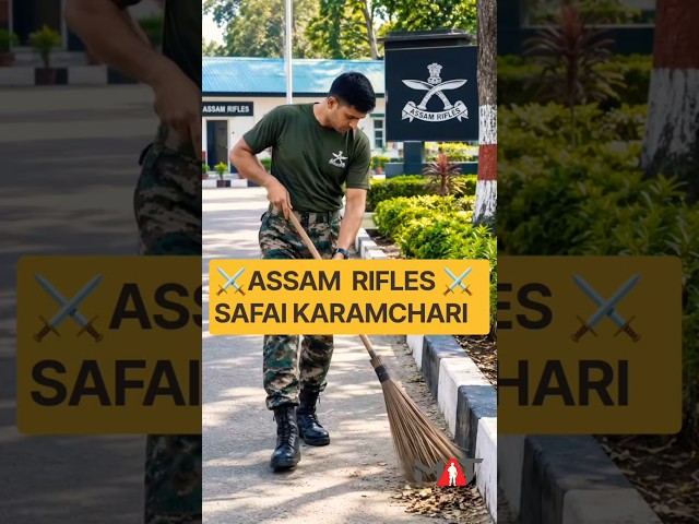 Assam Rifles Safai Karamchari Vacancy 2026 🔥 कितनी Vacancy? Qualification & पूरी Details #shorts