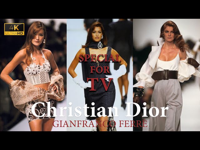 CHRISTIAN DIOR by Gianfranco Ferrè ( 1991-1995 ) 4K - Canale Moda