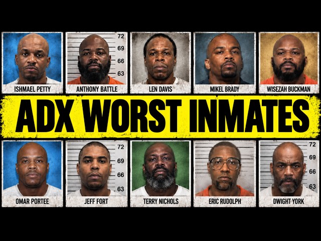 10 Black ADX Florence Inmates Who Haven't Seen Another Human in Years