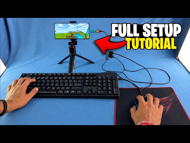 How to Connect Keyboard & Mouse to Android Phone & Play Minecraft PE | Step-by-Step Guide 🔥