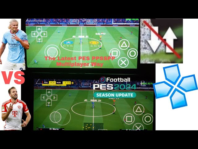 Multiplayer Efootball 2024  PPSSPP   JR 21