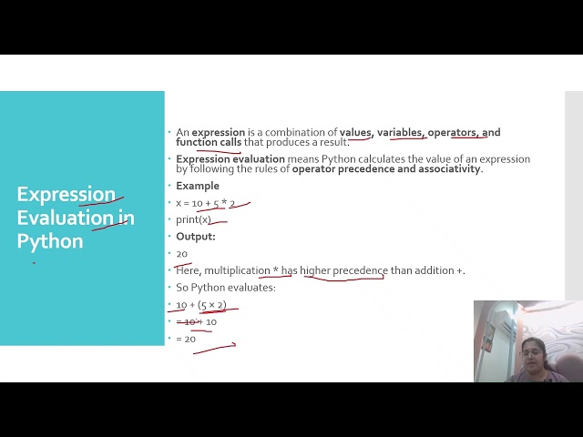 Precedence of Operators, Expression Evaluation, Statements ,Control Statements