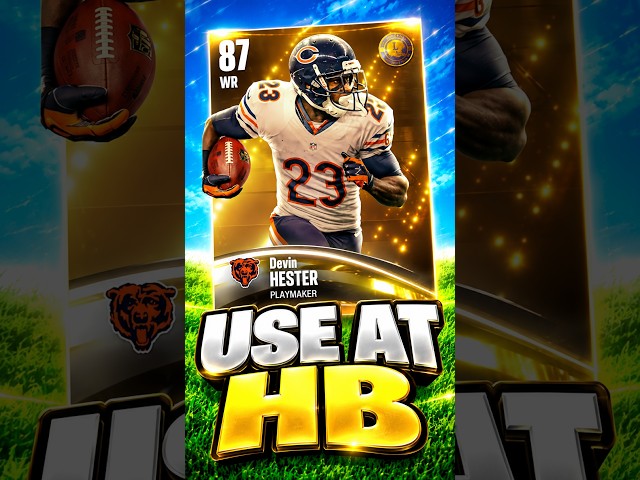 How to Use Devin Hester HB in Madden 27!