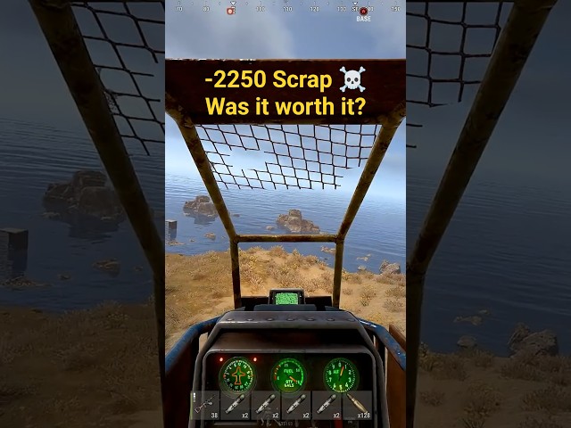 Was this Attack Heli Sacrifice worth it??? 💀💀💀 #aloneintokyo #rust #solorust #shorts
