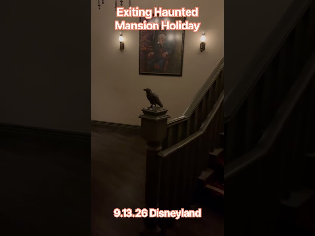 Handicap Exit Haunted Mansion Holiday