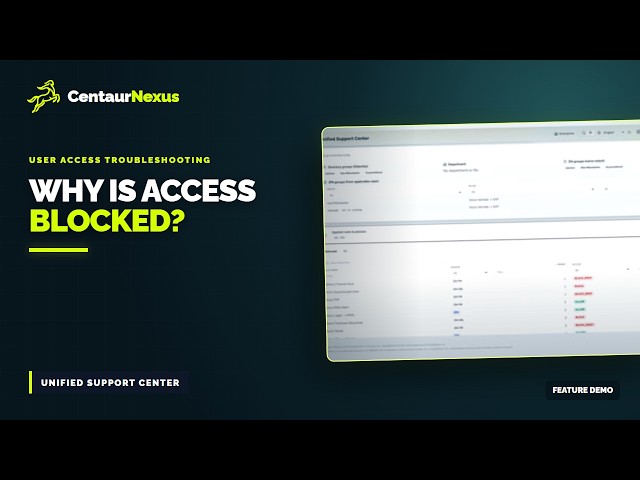 Troubleshoot Zscaler User Access Faster | Unified Support Center