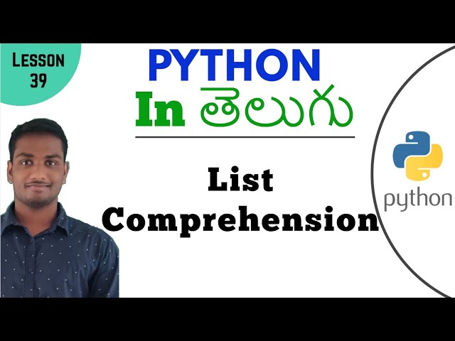 List Comprehension in Python | Learn Python | Lesson - 39