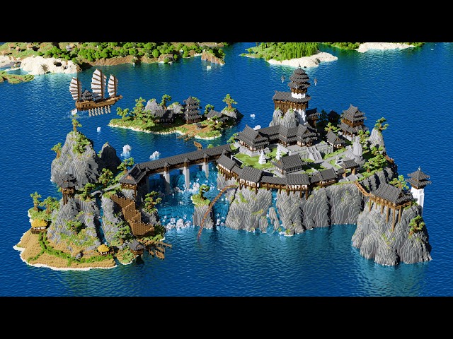 Minecraft Timelapse | AsianTown - CheongHae | Survival World Map Download