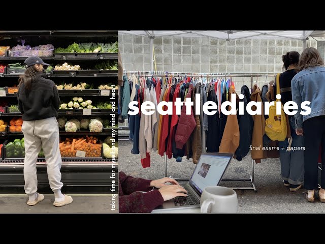 seattle diaries | taking time for myself, flea markets & cooking at home
