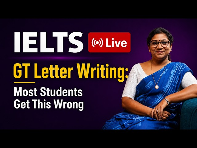 🚨 STOP! Are You Making This IELTS GT Letter Writing Mistake? 😲 | LIVE Session
