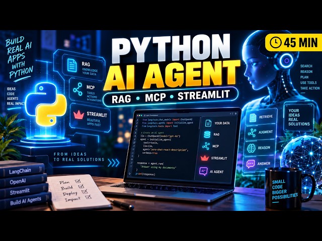 Learn how to build a complete AI application using Python in this step-by-step tutorial