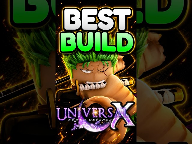 BEST ZORO BUILD IN 60 SECS! | Universal Tower Defense X