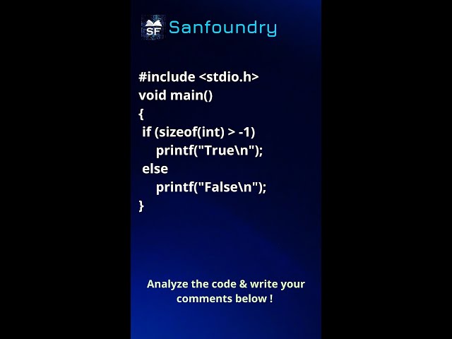 C Language Problem 10 | Sanfoundry | #Shorts
