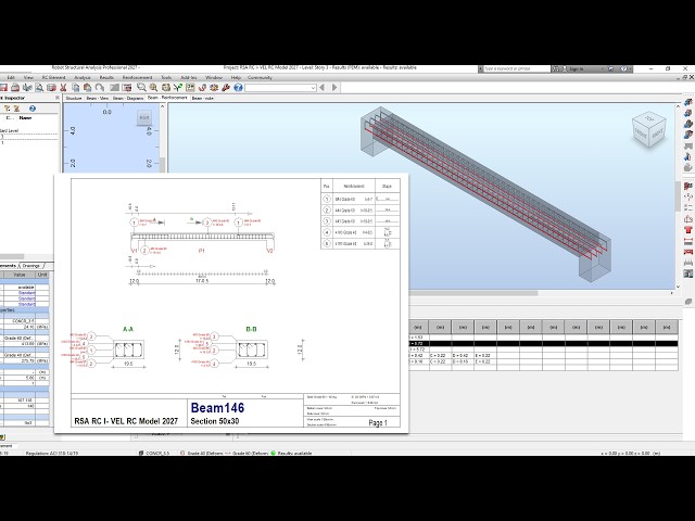 Robot Structural Analysis Tutorial 2027 | Steel Reinforcement Design