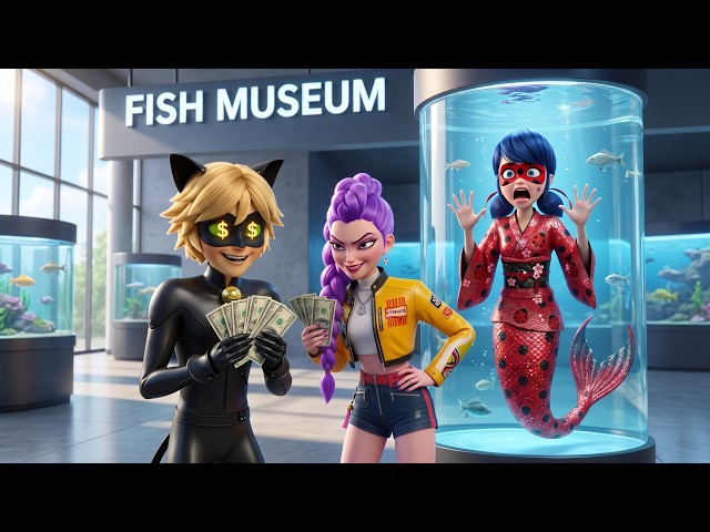 Cat Noir SELL MERMAID Lady Bug FOR MONEY??? 😱 [ GOLDEN Cover ] Cat Noir, Lady Bug, Rumi Kpop MV
