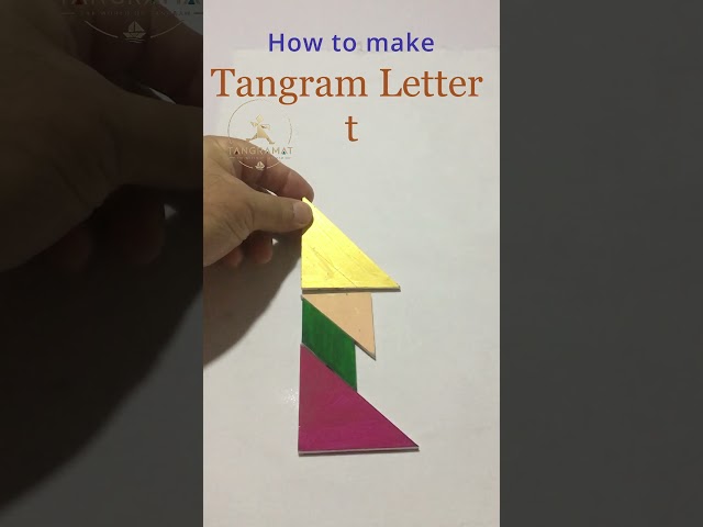 Small Tangram piece t #tangramat #tangram