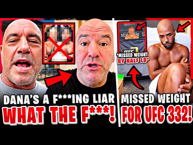 MMA Community GOES OFF on Dana White for LYING! HUGE UFC 332 MAIN CARD WEIGHT MISS! Joe Rogan REACTS