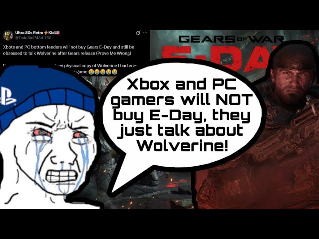 PS5 Fanboy Is In DENIAL Over Gears Of War E-Day