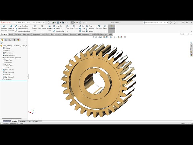 How to Design a Spur Gear in SOLIDWORKS | Step-by-Step Tutorial