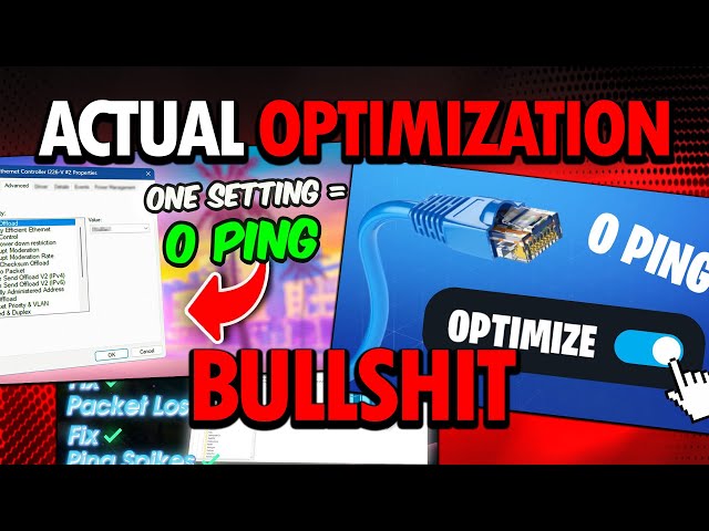 These Network Optimizations are KILLING Your INTERNET - FIX IT NOW