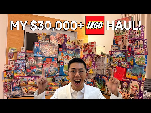 My Most INSANE and EXPENSIVE LEGO Haul EVER: $30,000 at ONE STORE in Denmark!