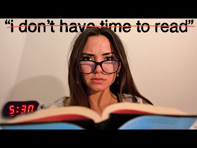 waking up at 5AM to READ everyday for a week