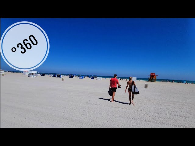 360° Miami Beach Spring Break , Cycling Virtual Travel Tour , Miami Beach FL , March 2025