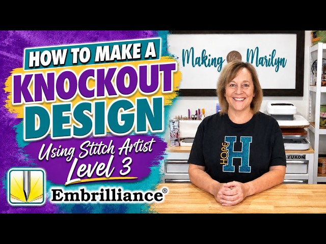 Using Stitch Artist Level 3 to Create a Knockout Design