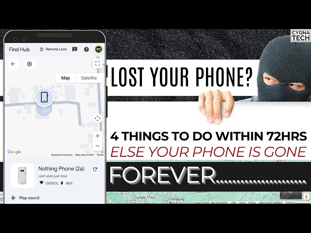 🚨 Lost Your Phone TODAY? 4 Things to Do Within 72 Hours (Or You'll NEVER Find It)
