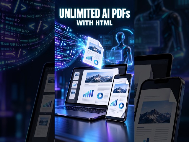 How to Create Unlimited AI PDFs Using HTML Code in Seconds