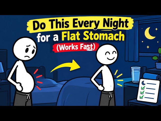 🔥 Do This Every Night for a Flat Stomach (Works Fast)