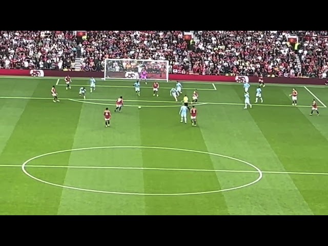 #mainoo #hit #the #woodwork #against #manchestercity