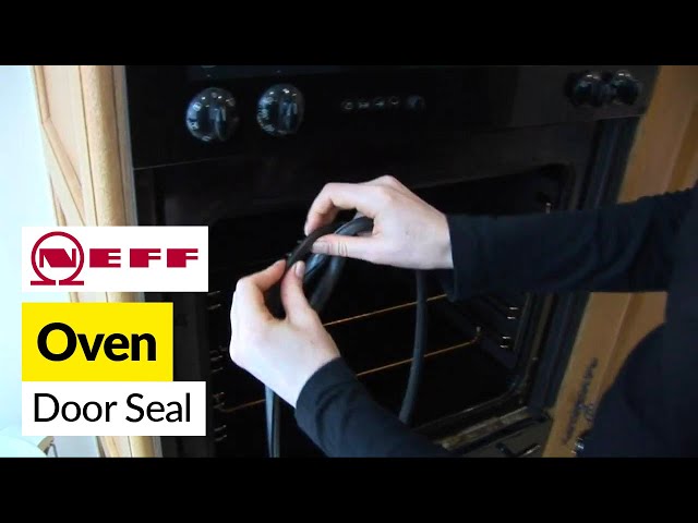 How to replace an oven door seal on a Neff cooker
