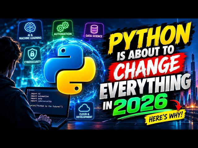 🚀Python Is About to Change Everything in 2026 — Here’s Why!