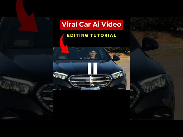 Trending Car Ai Video Editing Tutorial 🔥😍 | Car Drift Ai Video Kaise Banaye #viral #shorts