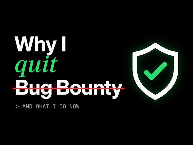 I Quit Bug Bounty for AppSec — Here's the Truth Nobody Tells You