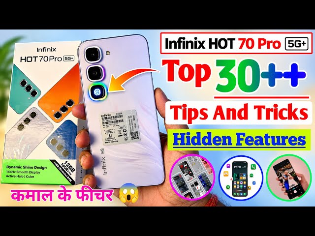 Infinix Hot 70 Pro Tips And Tricks | Top 20++ Hidden Features🔥Infinix Hot 70 Pro 5g