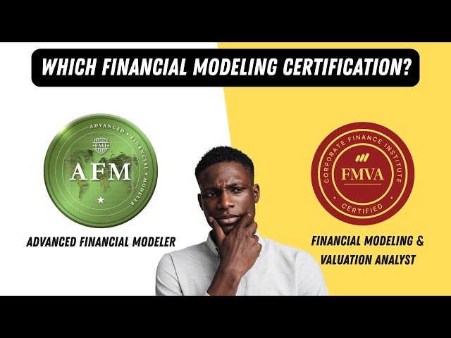 Which Financial Modeling Certification is Best? AFM vs FMVA (Full Comparison)