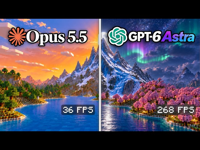 Claude Opus 5.5 vs ChatGPT 6 Astra Make Minecraft Shaders From Scratch