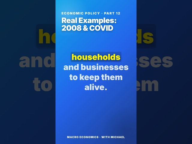 Policy in Action: How Governments Fought 2008 and COVID