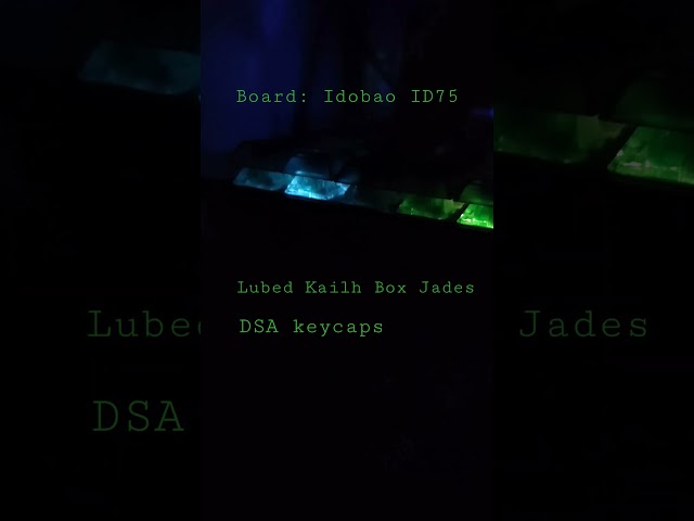 Kailh box jades sound amazing
