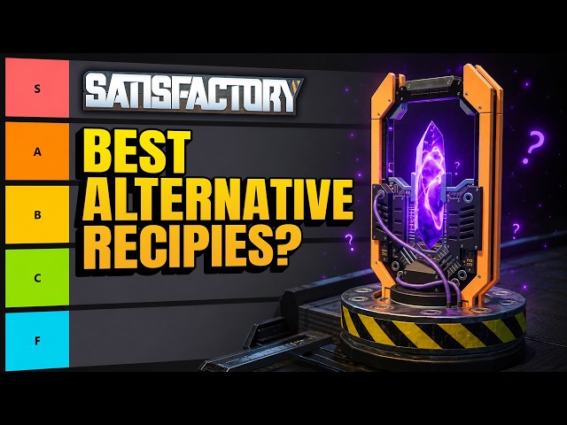 Which Alternate Recipes Are Worth Your Time in Satisfactory?