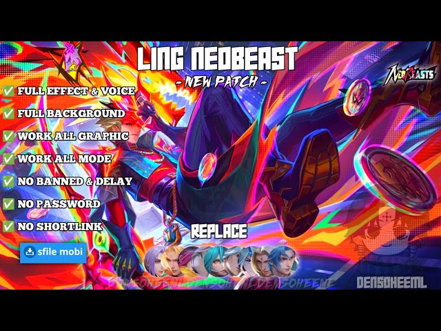 Script Skin UPDATE Ling Neobeast No Password  Full Effect Voice - Update Terbaru 2026