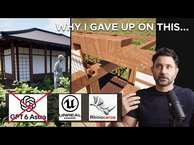 AI Built This Japanese House - But Not How You Think (Unreal Engine + Rhino)