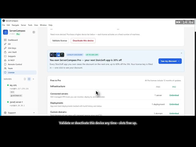 Server Compass License & Pro Features Explained