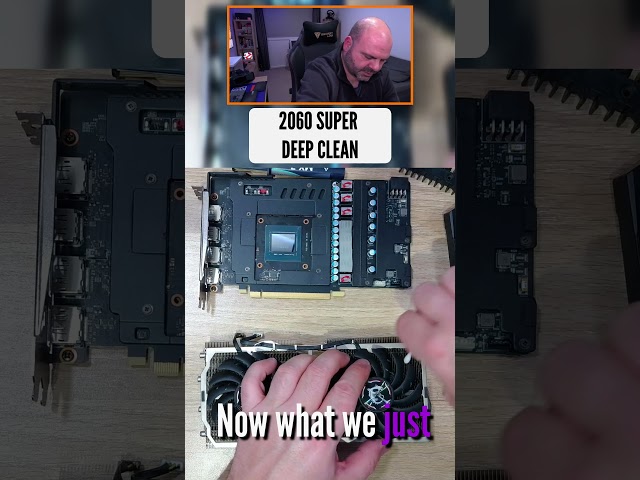 Revive Your GPU: Deep Clean for MAX Performance! #2060super #maxperformance  #computergameshardware